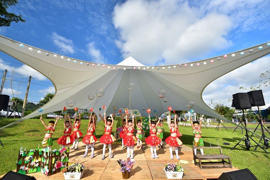 東勢幼兒園小朋友開場舞蹈秀「油桐樹下搞遊戲」活潑可愛_0