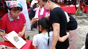 小朋友參與客語闖關挑戰