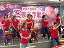 臺中市陽明客家協會太鼓班以震撼鼓聲為活動揭開序幕