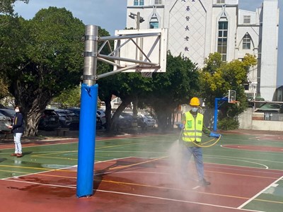 中市校園開學前清消整備